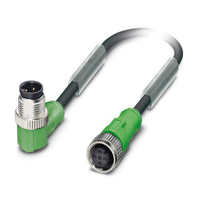 1668603 - SAC-4P-M12MR/0,6-PUR/M12FS - Sensor/actuator cable
