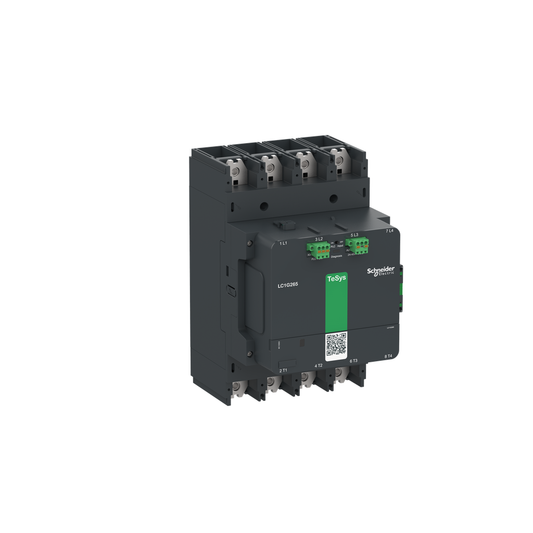 LC1G2654LSEA - Contactor de alta potencia TeSys Giga, versión avanzada, 4 polos/NA, CA-1 &lt;=440 V, 385 A, bobina 200-500 V CA/CC