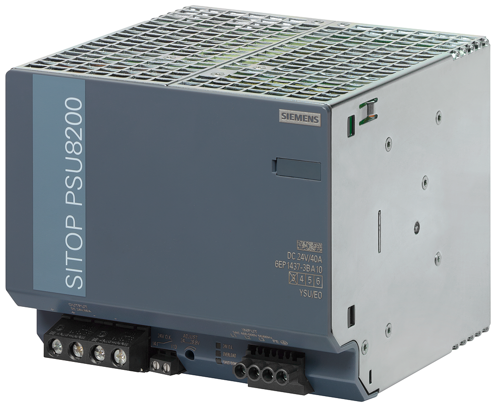 6EP14373BA10 - FUENTE DE ALIMENTACIÓN SITOP PSU8200 3PH, 24 VCC/40 A