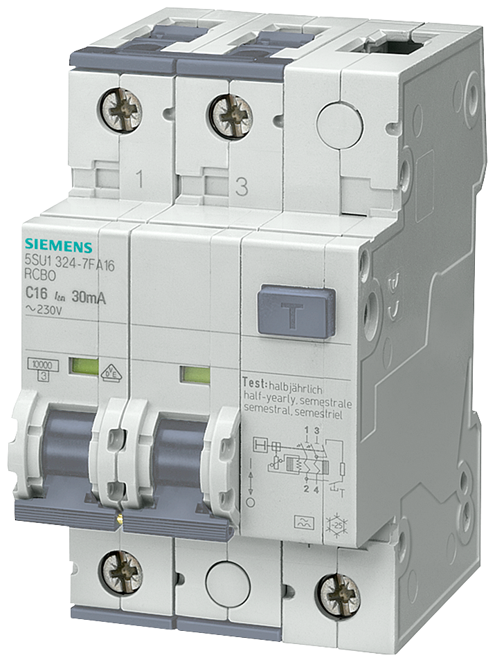 5SU1324-7FA40 - PROTECTOR FI/LS TIPO A, IFN 30MA, 10KA