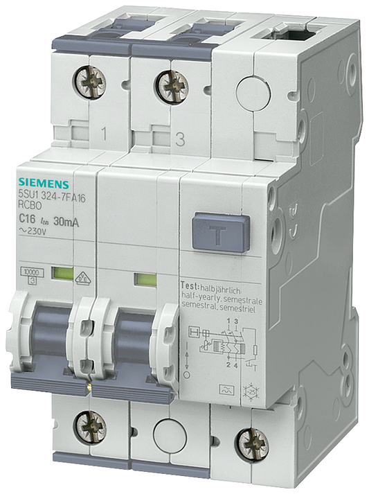 5SU1324-7FA40 - PROTECTOR FI/LS TIPO A, IFN 30MA, 10KA