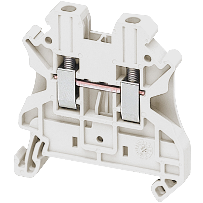 NSYTRV22WH - SCREW TERMINAL, FEED THROUGH, 2 POINTS, 2,5MM² , WHITE