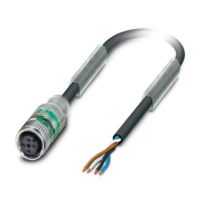 1694826 - SAC-4P- 5,0-PUR/M12FS-2L - Sensor/actuator cable
