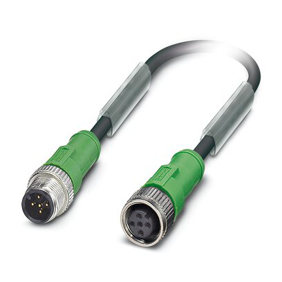 1426379 - SAC-5P-M12MS/ 1,0-PUR/M12FS VA - Sensor/actuator cable