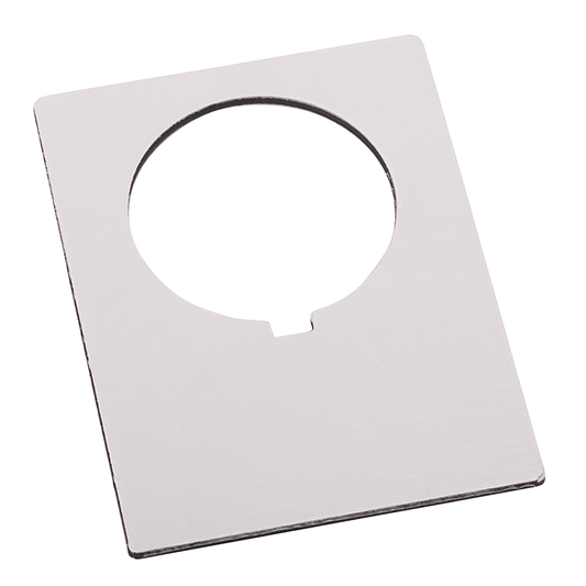800H-W500J - Accesorios para 800T y 800H, placa de leyenda para 800H, jumbo, en blanco
