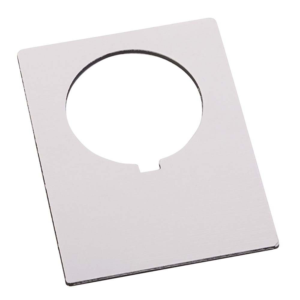 800H-W500J - Accesorios para 800T y 800H, placa de leyenda para 800H, jumbo, en blanco