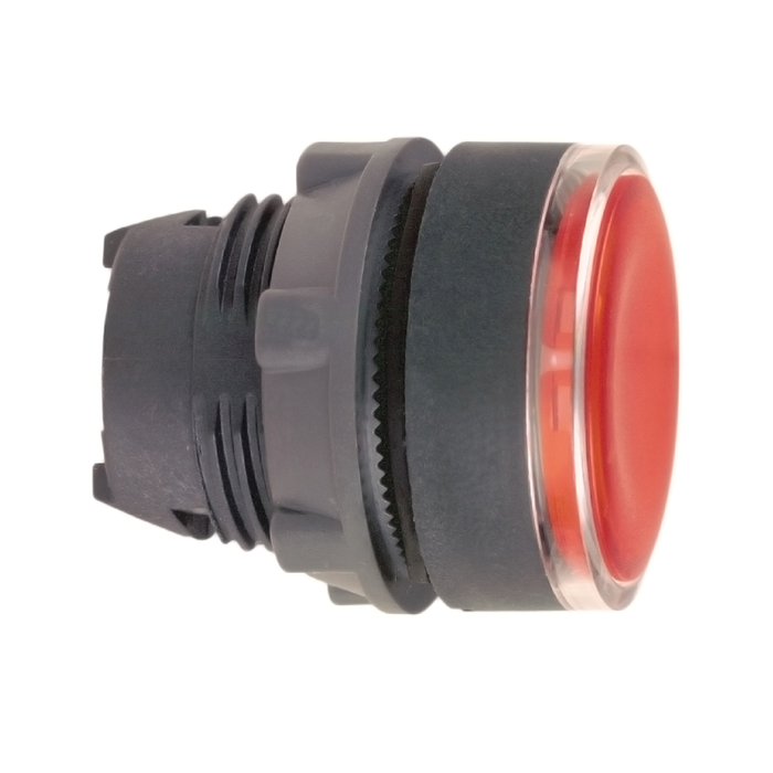 ZB5AA4TQ - 22mm push button, Harmony ZB5, plastic base, non illuminated momentary push button, red, bulk packed 100