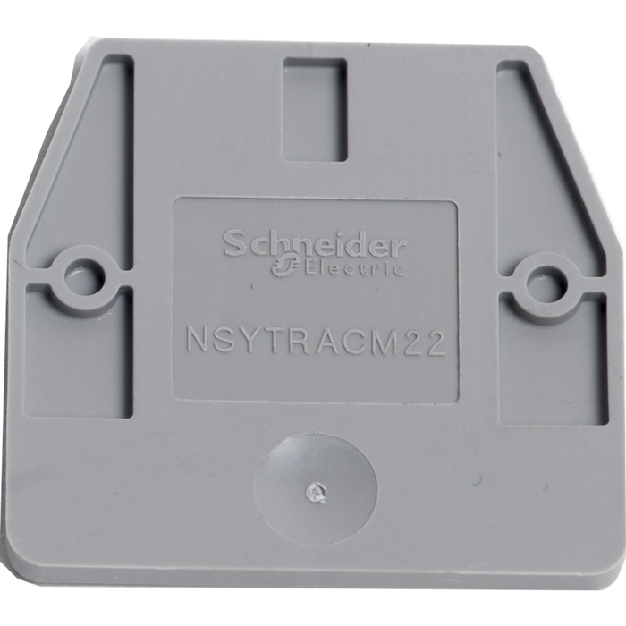 NSYTRACM22 - Cover plate, Linergy TR, 1mm width, for mini screw terminals NSYTRV-2M, , grey, Set of 50