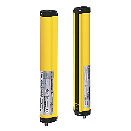 440L-P4J0160YD - Cortina de luz de seguridad GuardShield, resolución 14 mm, altura de punto 160 mm, 16 haces