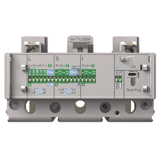 140G-JTH3-C40 - Disyuntor de caja moldeada, 250 A, marco J, LSI electrónico, tiempo largo y corto, alta corriente instantánea, corriente nominal de 40 A
