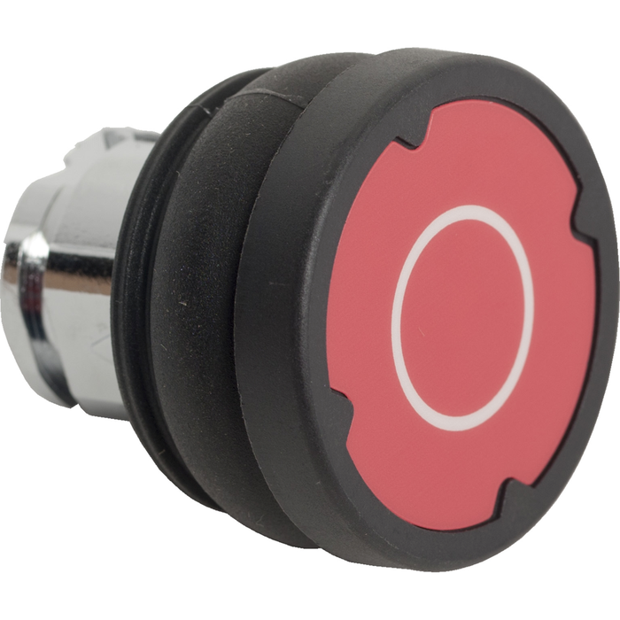 ZB4BC48021 - Head for push button, Harmony XB4, pushbutton harsh environment, red, with marking