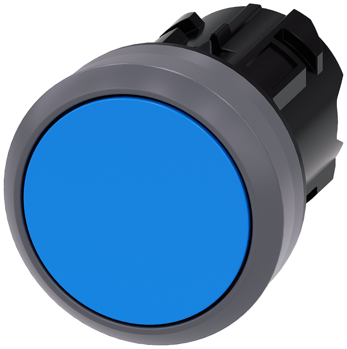 3SU10300AB500AA0 - PUSHBUTTON, MOM, BLU, FLUSH