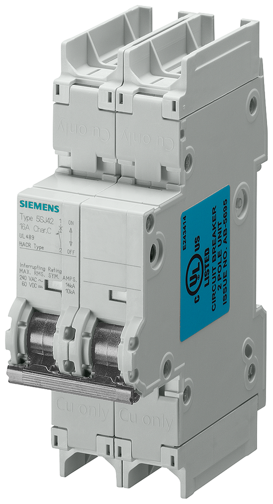 5SJ4203-8HG41 - MCB 5SJ4 2P 240V 3A 14K D-TRIP