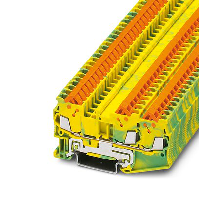 3205064 - QTC 1,5-TWIN-PE - Bloque de terminales modular de tierra