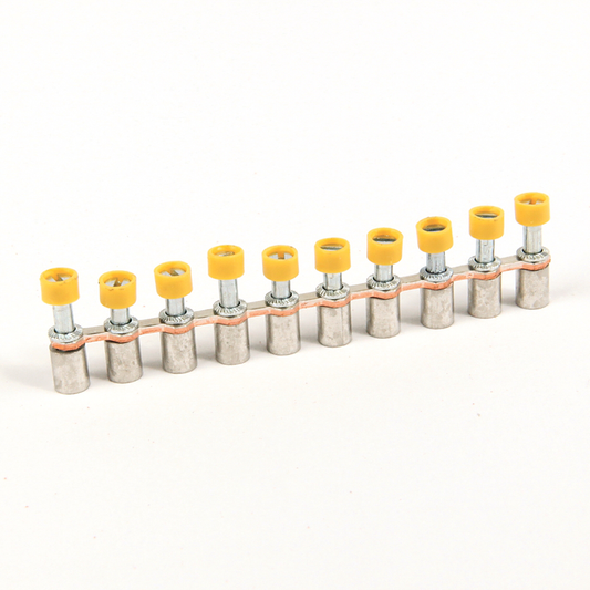 1492-CJJN6-2 - 1492 Terminal Block Accessories Screw Center Jumper, 6 mm Center to Center, 2 Pole, Gray (Qty. 50)