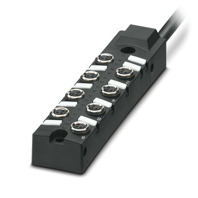 1283016 - SACB- 8/3-L- 2,5PUR-M8 HD - Caja de sensores/actuadores