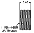 889A-N3ADPT - 889A-N3ADPT, Aluminum Coupling Adaptor