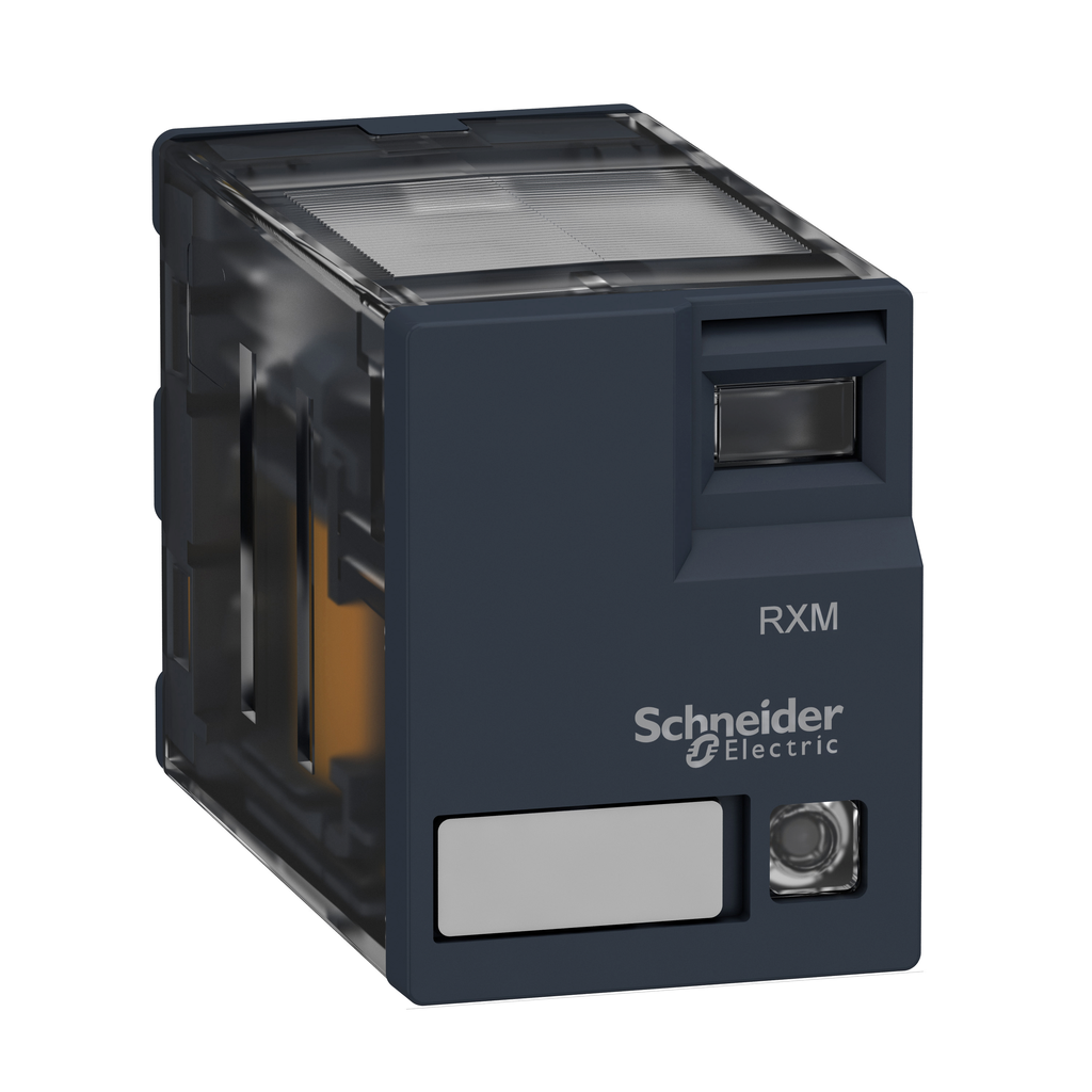 RXM4AB3F7 - Plug In Relay, Harmony Relay, miniature, 6A at 277VAC, 4CO contacts, 120VAC 50/60Hz coil, with LED