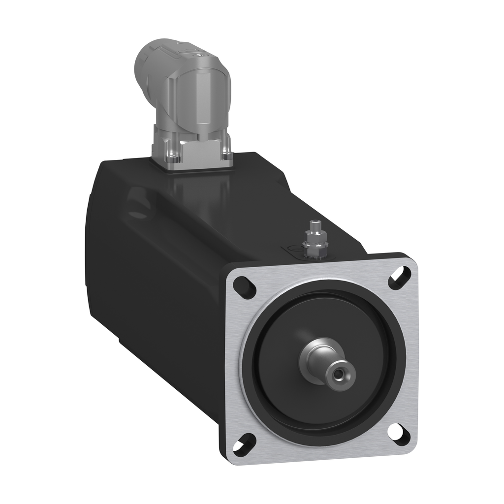 SH30702P0BA4000 - Motor SH3 OMC de 70 mm, 2 vías, IP65/54, con chaveta lisa, DSL, multivuelta, conexión angular M23