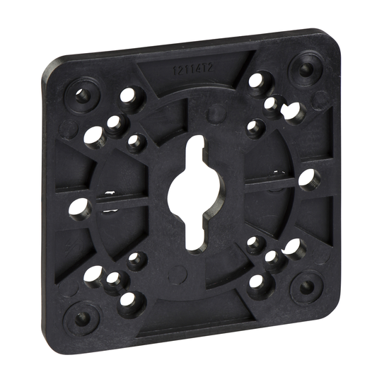 KZ106 - Placa adaptadora de 90 x 90 mm para montaje de manija en puerta - juego de 5 (Cantidad: 25)