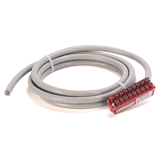 1492-CABLE010RTBB - 1492-CABLE* - Digital Cable, Cable Type RTBB: Digital I/O Module-Ready Cable with 16-Point 1746-RT25B Terminal Block (Blue), 1.0 meter (3.28 feet)
