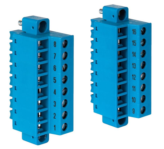 1719-TB8X2F - Ex I/O 2x8 Pole Front Screw Terminal