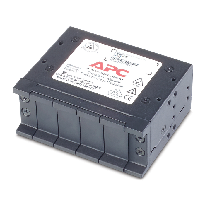 PRM4 - APC 4 position chassis for replaceable data line surge protection modules, 1U