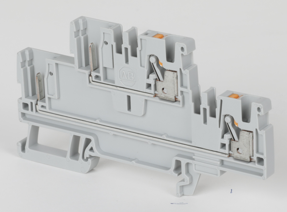 1492-PD32P-B - 1492-P Push-in Terminal Blocks, 2.5 mm² (AWG 28 - AWG 12), 20 A, Feed-Through, Multi-Level, 2 Flexible Plug, 1 Point On Other Side per Circuit (Qty. 50)