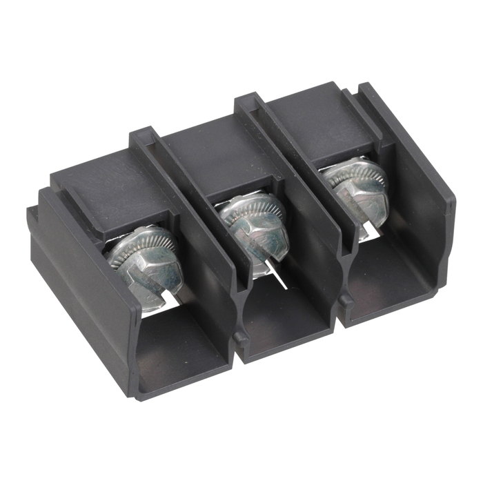 LAD96566 - Terminal block, TeSys Deca, for contactors LC1D40A-D80A 3P, ring-lugs screw terminals