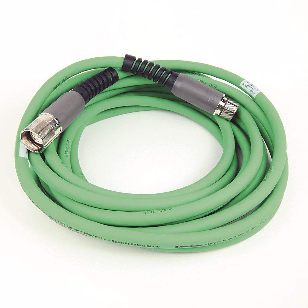 2090-CFBM7E7-CDAF07 - SpeedTEC Cable, Motor Feedback Only, SpeedTec DIN Connector, Extension Receptable (SpeedTec ready), Incremental Encoder Type, Continuous-Flex, 7 Meters