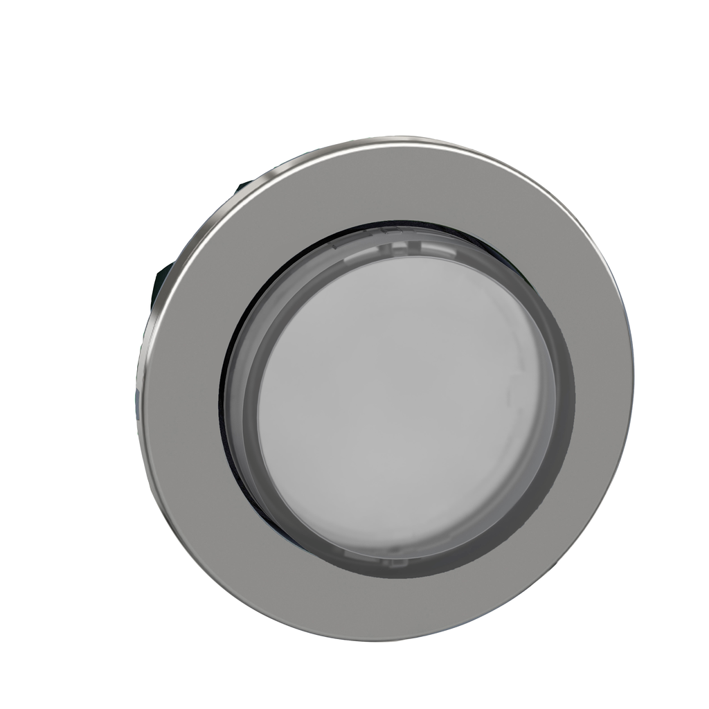 ZB4FWCUST01 - Harmony XB4, Cabezal pulsador iluminado, empotrable, metal, Ø30, para personalización