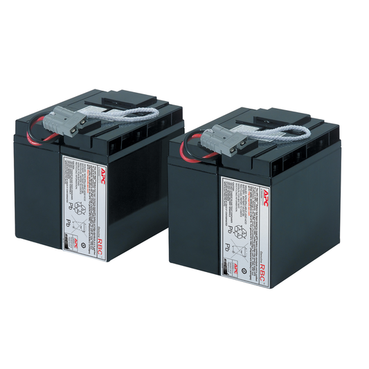 RBC55 - Cartucho de batería de repuesto APC, batería VRLA, 17 Ah, 12 V CC, garantía de 2 años
