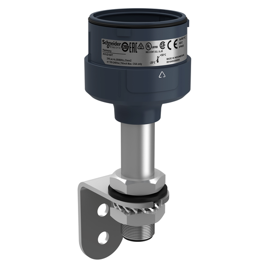 XVUZ100T - Soporte metálico de fijación con poste de aluminio de 100 mm para torres de iluminación modulares, Harmony XVU, negro, 60 mm (Cantidad: 12)