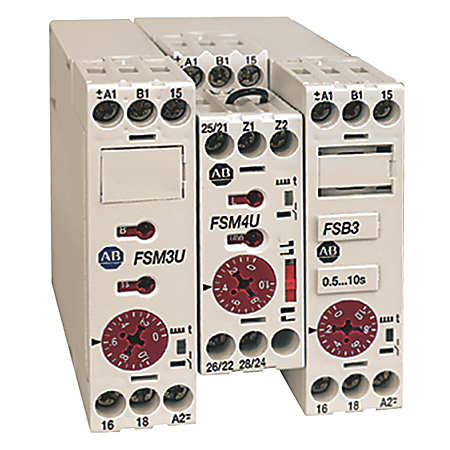 700-FSJ3FU23 - 700-FS General Purpose High Performance Timing Relay, On-Delay Pulse Controlled, 0.15 minutes to 3 minutes, 1 N.O. (Changeover - SPDT), 24-48V DC / 24-240V 50/60Hz