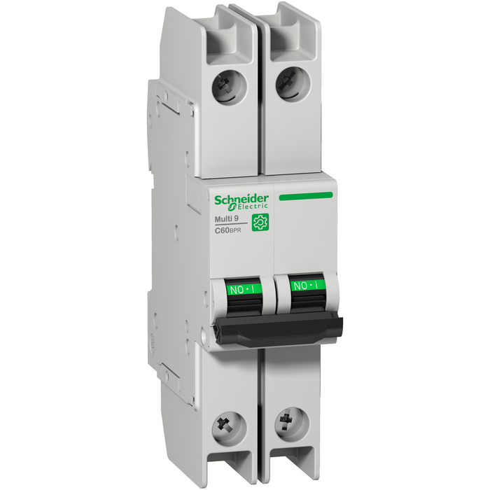 M9F53235 - Miniature circuit breaker (MCB), Multi9 C60BPR, 2P, 35A, D curve, 10kA (UL489), 10kA (IEC/EN 60947-2)