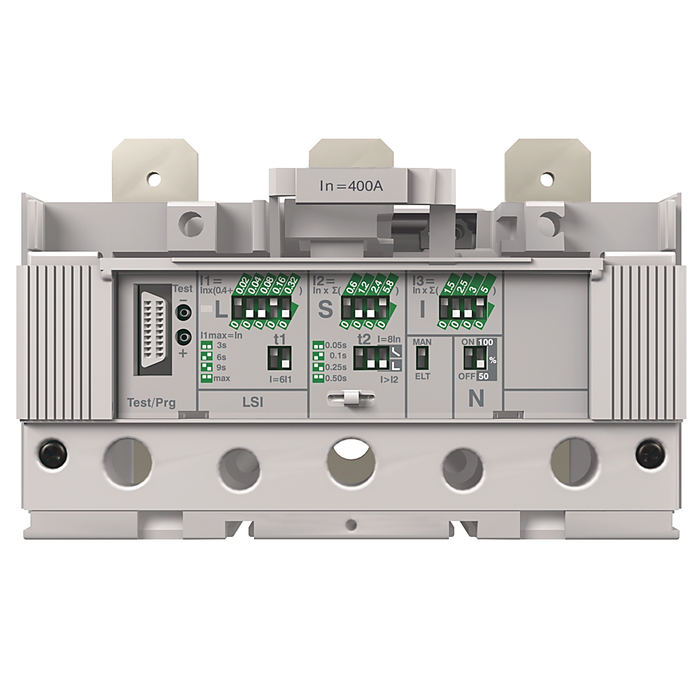 140G-KTH3-D40 - Molded Case Circuit Breaker Trip Unit, 400A, K - Frame, Electronic LSI - Long & Short Time, High Instantaneous, Rated Current 400 A