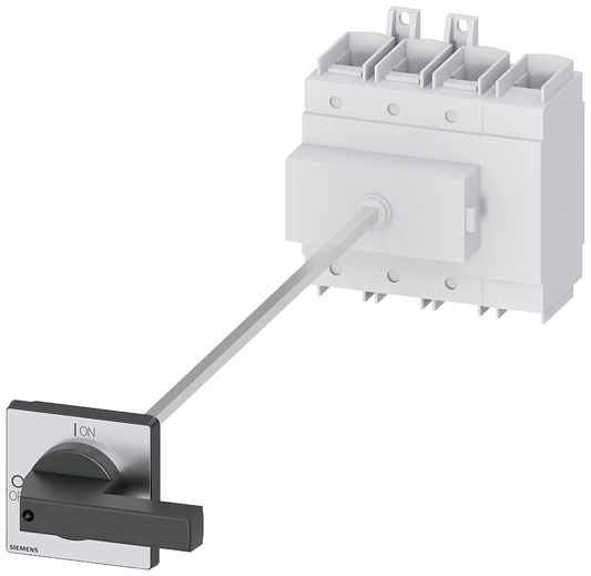 3LD2318-1TL11 - DISCO SW 160A PUERTA ROT HDL 4 ORIFICIOS NEGRO 4P