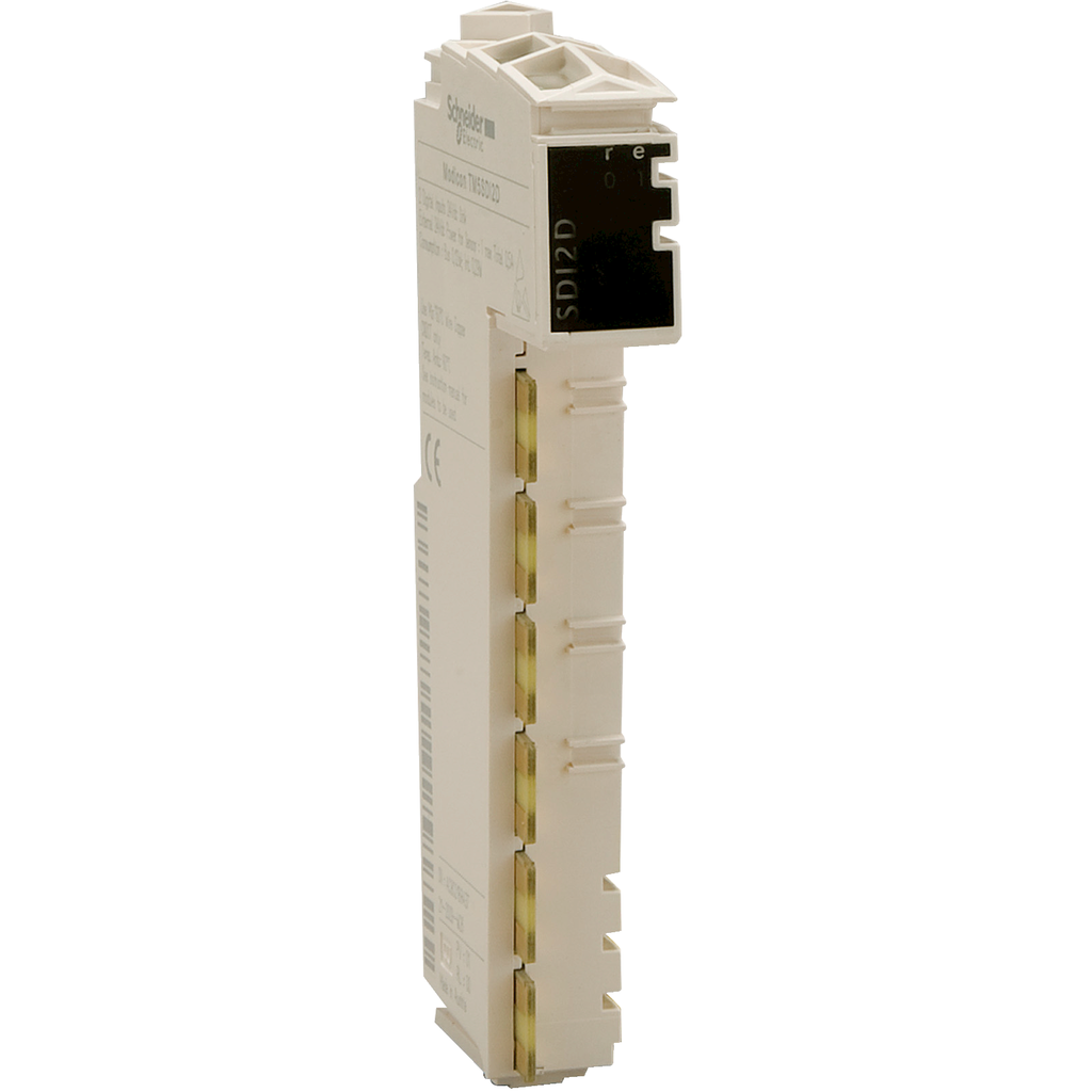 TM5SDI12D - discrete input module, Modicon TM5, 12DI, 24V DC sink, 1 wire