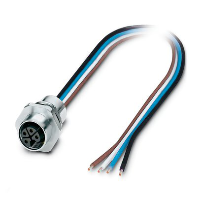 1239546 - SACC-E-M12FSL4CONM16XL/0,2-1,5X - Conector de dispositivo de montaje frontal
