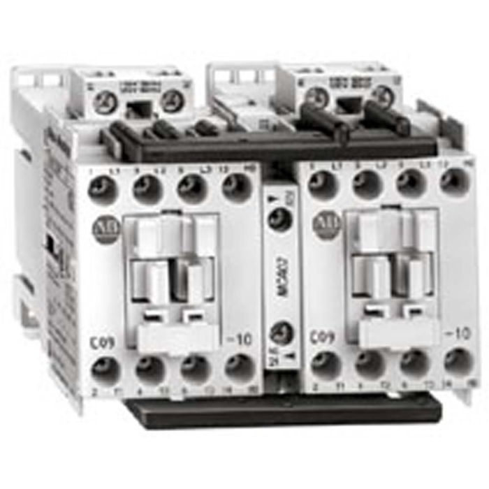 104-C16EJ22 - 104-C Reversing Contactors, 16A, Line Side, 24V DC (w/Elec. Coil), 1 N.O. 1 N.C.