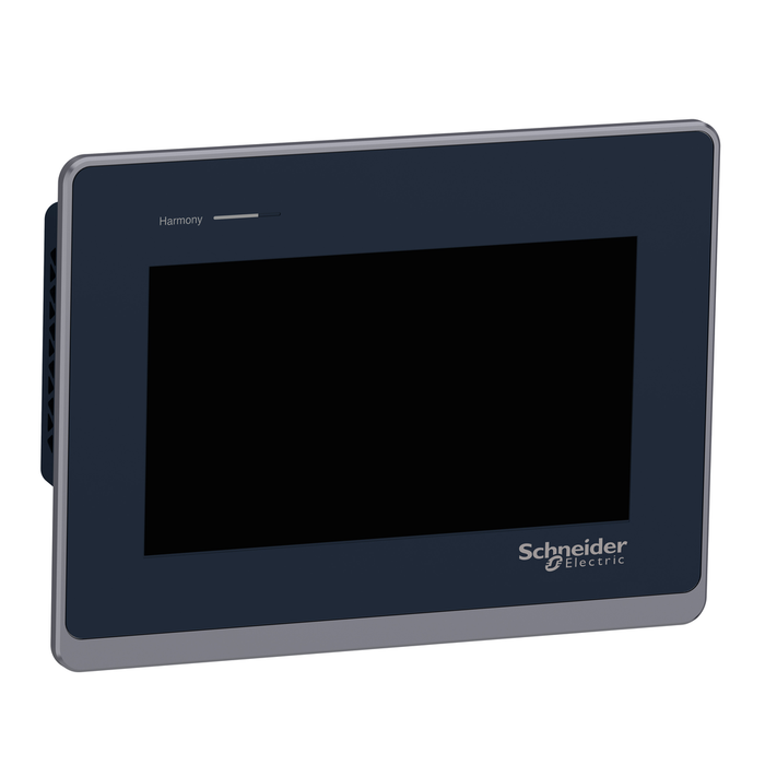 HMIST6400 - touch panel screen, Harmony ST6, 7inch wide display, 2COM, 2Ethernet, USB host and device, 24V DC