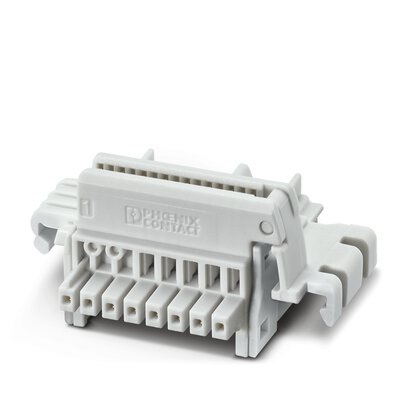 2202894 - TBUS8-20,0-PPPPPPPS-7035 - DIN rail bus connectors