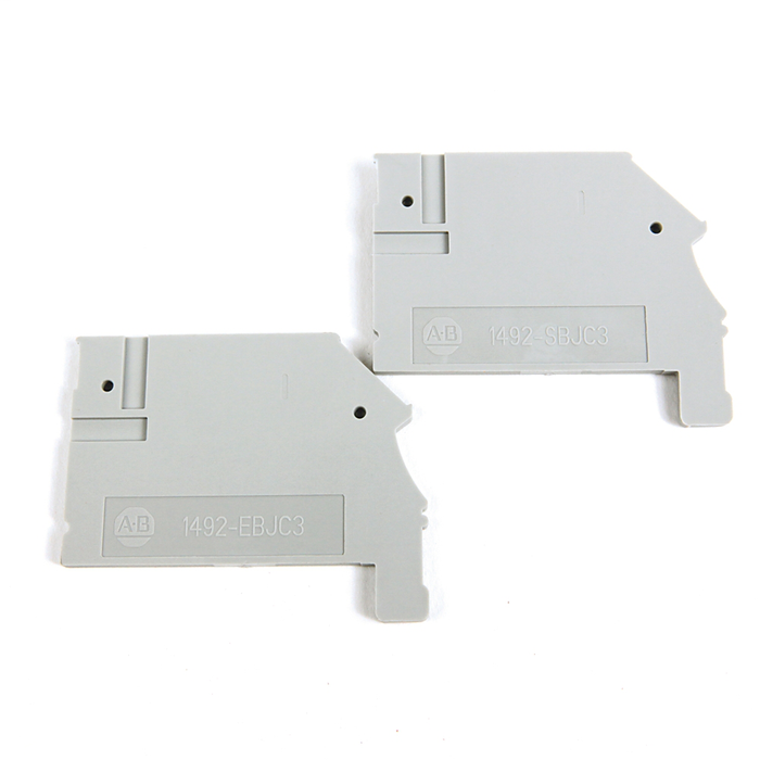 1492-BKJC3 - 1492 Terminal Block Accessories Barrier Kit (Start/End), Grey (Standard), Qty. 50