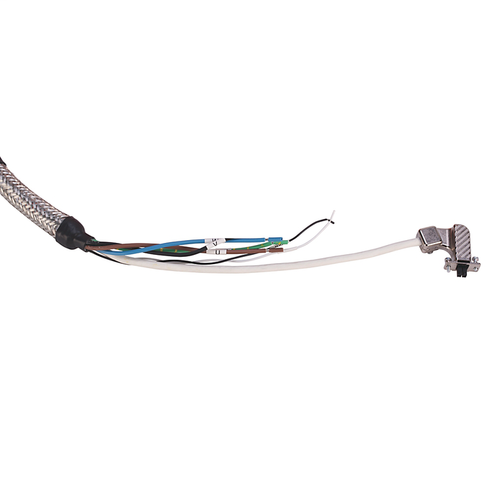 2090-CSBM1E1-18AF09 - Kinetix Single Cable, E1 Extension Single Cable, 18 AWG, TPE, Continuous-flex, Single Motor Power and Feebdack with Brake Wires, 09 meters