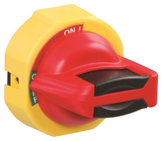 140M-SY - Accesorios 140M - Marcos C, RC, D y F, manija de acoplamiento de puerta, rojo/amarillo