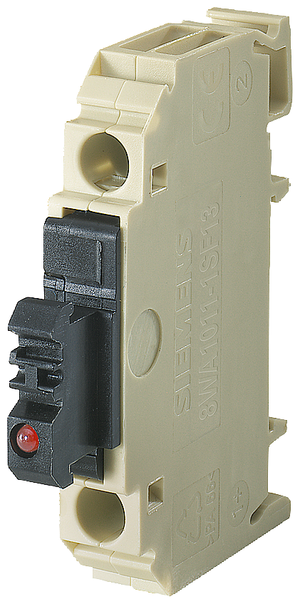8WA1011-1SF32 - TERM BLOCK, SCREW, FUSE, 1.5, 110V, LWS