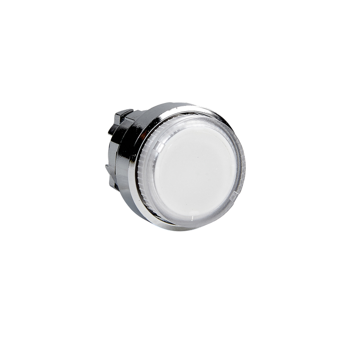 ZB4BW17 - Head for illuminated push button, Harmony XB4, clear projecting pushbutton Ø22 mm spring return BA9s bulb