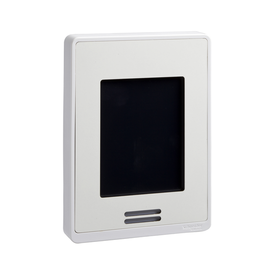 SER8350A5B11P - Controlador de habitación para fan coil de voltaje de línea: BACnet MS/TP, ZigBee integrado, sensor y control de humedad relativa, compatible con IP, sensor de movimiento PIR, carcasa/fascia blanca