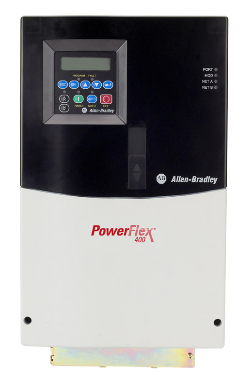 22C-B075A103 - PowerFlex 400, Fan & Pump Drive. 240 (208) VAC, 3 PH. 75 Amps. 25 HP,Frame Size D, IP30 (NEMA 1 / UL Type 1). Fixed Keypad. RS485 (without Brake IGBT)