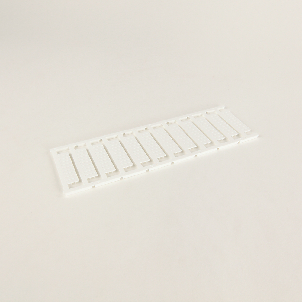 1492-MC5X10 - Tarjeta de marcador individual a presión para bloque de terminales 1492, 5 mm x 10 mm, sin texto